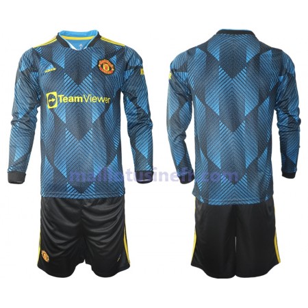 Maillot de Foot Manchester United Troisième 2021-22 Manches Longues - Enfant Maillot de Foot Manchester United Troisième 2021-22 Manches Longues - Enfant